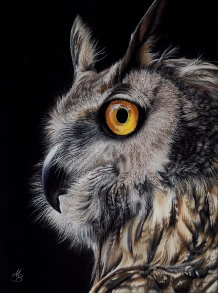 Image 1 of the artwork "Wächter der Nacht" by MW Tierportraits on art24