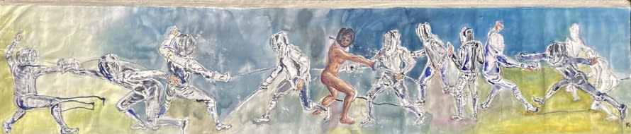 Photo 1 de l'œuvre "Jostling" par Katarina Babska Malikova sur art24