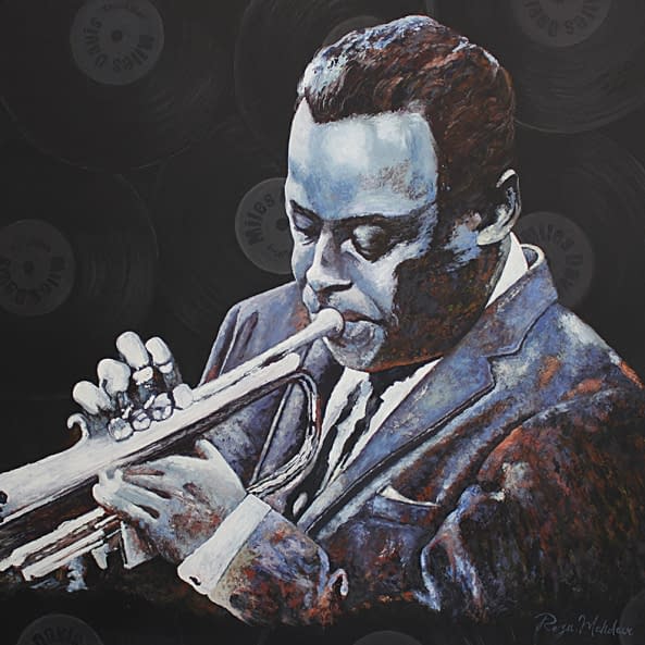 Image 1 of the artwork "Davis Miles" by Reza on art24