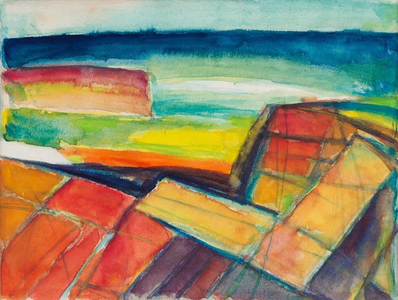 Photo 1 de l'œuvre "Abstraktion, Kuba" par Rudolf Häsler sur art24