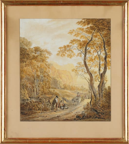 Image 1 of the artwork "Paar südliche Landschaften" by Peter Birmann on art24