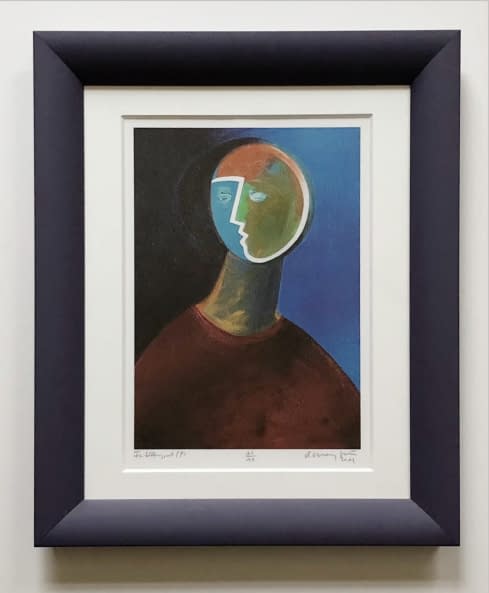 Image 1 of the artwork "Festőangyal 10/10 / Maler Engel" by János Aknay on art24