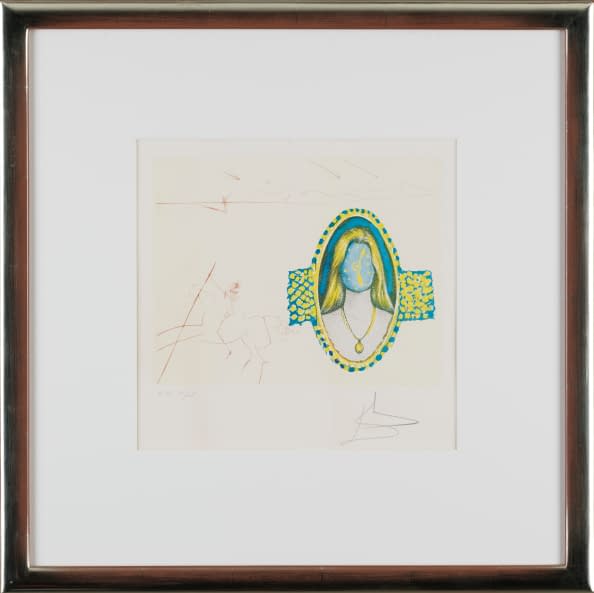 Image 1 of the artwork "Don Quichote / blaue Dame" by Salvador Dalí on art24
