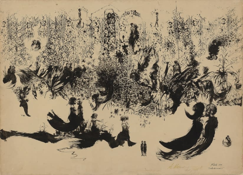 Foto 1 des Kunstwerks "Canto de amor I" von Roberto Fabelo auf art24