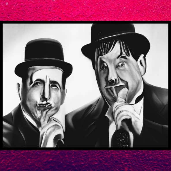 Image 1 of the artwork ""TheLaurel&Hardy"" by CRISPY on art24
