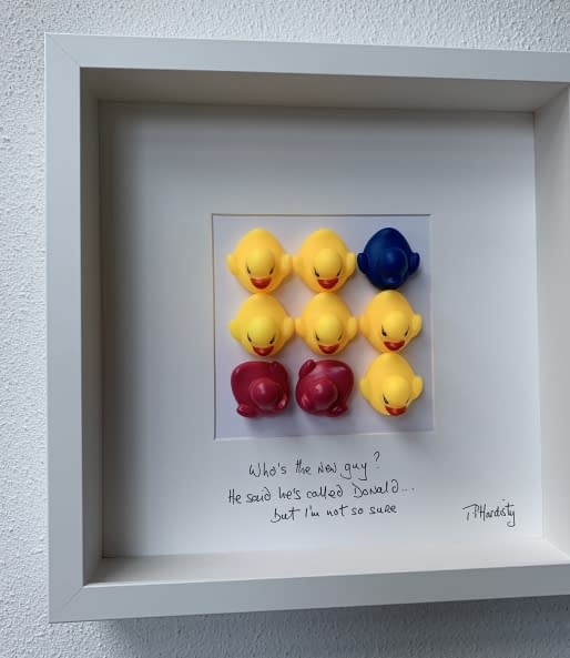 Foto 1 des Kunstwerks "Who's the new guy? He said he's called Donald .. but I'm not so sure" von T P Hardisty auf art24