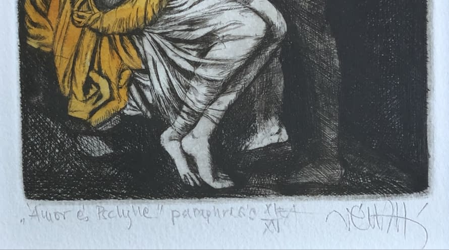 Foto 1 des Kunstwerks ""Ámor és Psyche" XI/XV EA" von Zoltán Vén auf art24