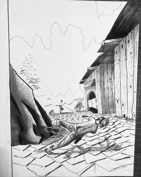 Foto 1 des Kunstwerks "Wild West" von Māku hashi auf art24