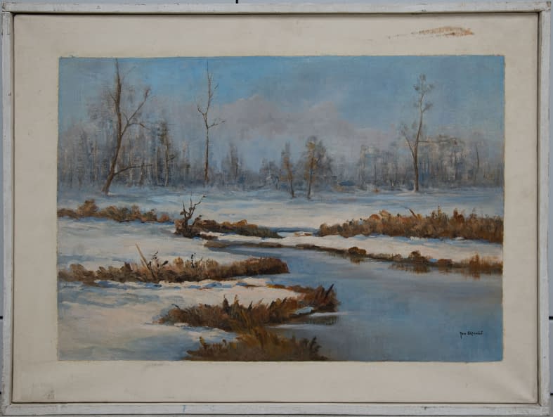 Image 1 of the artwork "Bach im Winter" by Jan Sklenar on art24