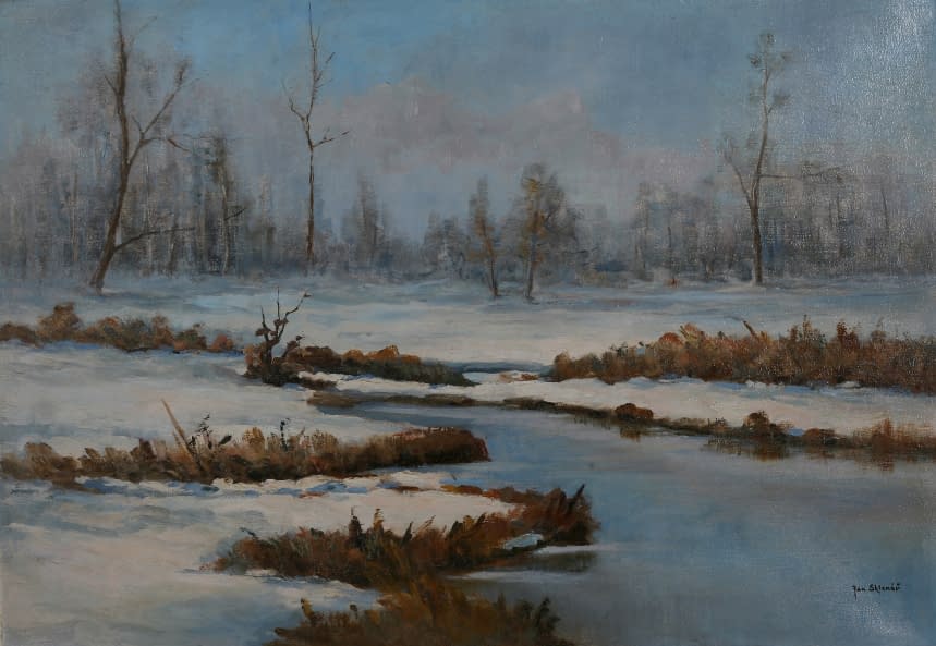 Image 1 of the artwork "Bach im Winter" by Jan Sklenar on art24