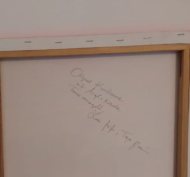 Image 1 of the artwork "Farbspiel in Rot und Gold" by Tanja Jasmin on art24