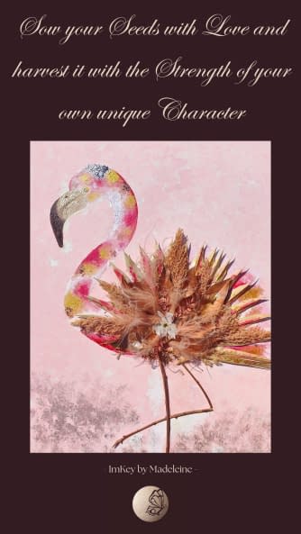 Image 1 of the artwork "The Flamingo and its creative Power" by Madeleine Farhoumand on art24