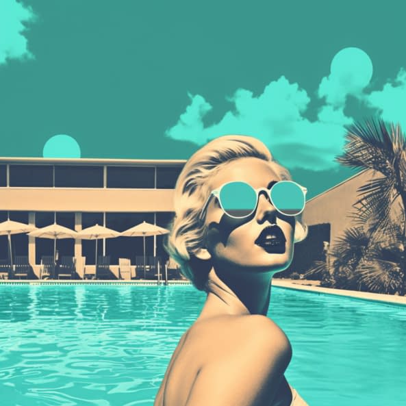 Image 1 of the artwork "SWIMMING POOL 2" by POPTONICART BY CLAUDIA SAUTER on art24
