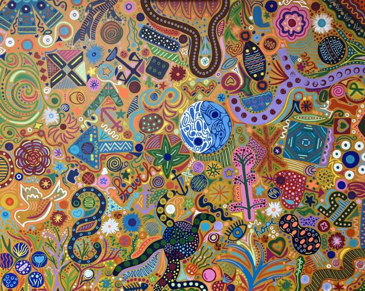 Image 1 of the artwork "Power of Symbols II" by PamKes on art24