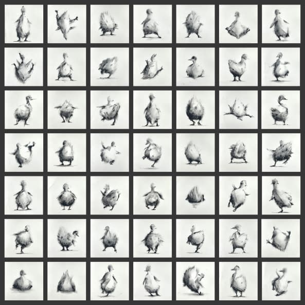 Photo 1 de l'œuvre "49 Duck Butts" par Rémy Sant sur art24