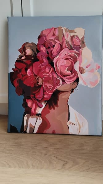Photo 1 de l'œuvre "Flowers on mind" par Ani Petrosyan sur art24