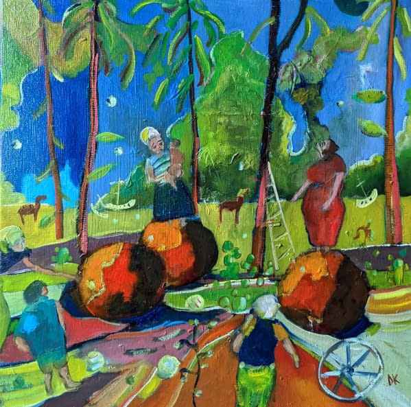 Foto 1 des Kunstwerks "Contemplating Serenity - Das Kind in Dir" von DK auf art24