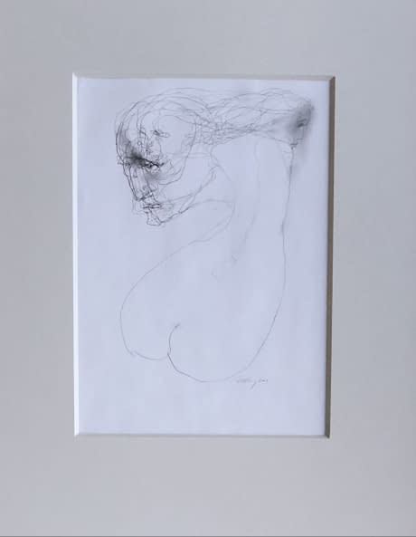 Image 1 of the artwork "Akt rajz VI/ Akt Zeichnung VI" by Ruttkay Sándor on art24