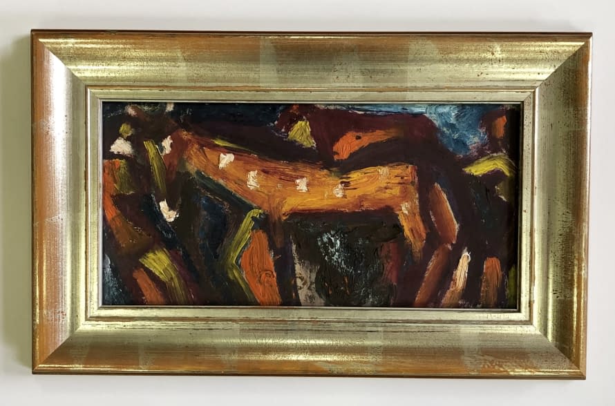 Foto 1 des Kunstwerks "Tanulmány ló és lovasa II./ Studie Pferd und Reiter II." von Pasaréti Csepeli Varró Németh Miklós auf art24