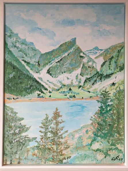 Foto 1 des Kunstwerks "Seealpsee" von Simon D. Streit auf art24