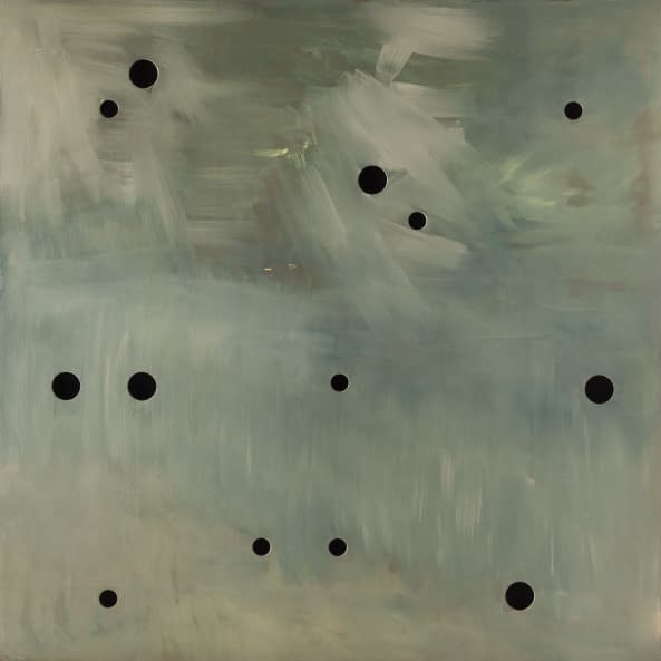 Foto 1 des Kunstwerks "Lochbild ohne Titel" von Max Bühlmann auf art24