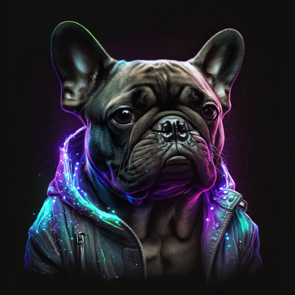 Foto 1 des Kunstwerks "Neon Dogs" von Uwe Pickelmann auf art24