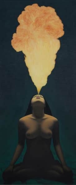 Image 1 of the artwork "Asiatisches Feuer" by Werner Häberling on art24