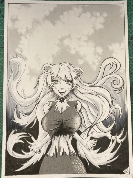 Image 1 of the artwork "Hina" by Māku hashi on art24