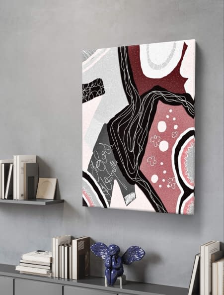 Foto 1 des Kunstwerks "Zwischen Chaos und Ordnung" von Nomi Morina auf art24