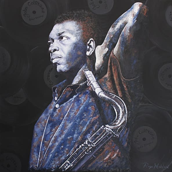 Image 1 of the artwork "John Coltrane" by Reza on art24