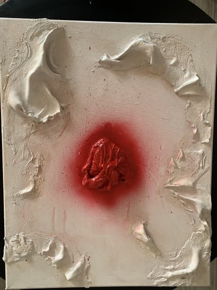 Foto 1 des Kunstwerks "White Heart" von Serin Mathlouthi auf art24