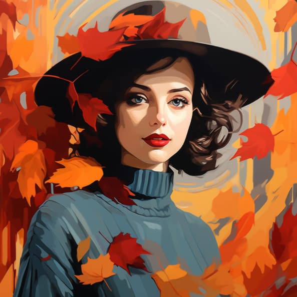 Image 1 of the artwork "AUTUMN 3" by POPTONICART BY CLAUDIA SAUTER on art24