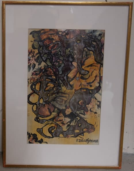 Foto 1 des Kunstwerks "Komposition auf Tapete" von Ettore Della Savina auf art24