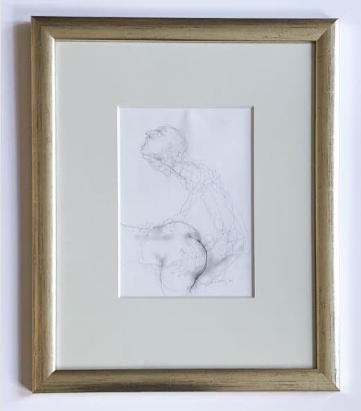 Image 1 of the artwork "Akt rajz XVIII./ Akt Zeichnung XVIII." by Ruttkay Sándor on art24