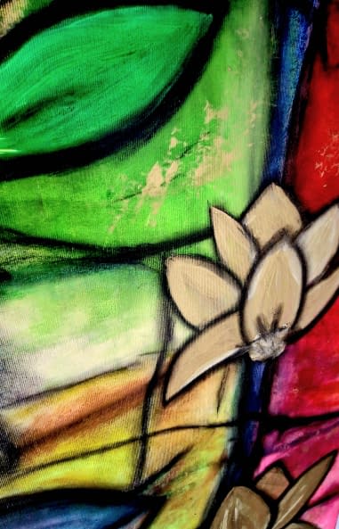 Image 1 of the artwork "Inspired Buddha" by Art by Tina N. on art24