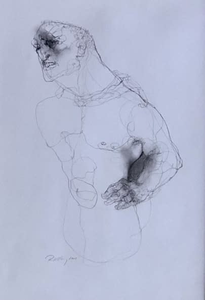 Image 1 of the artwork "Akt rajz XI./ Akt Zeichnung XI." by Ruttkay Sándor on art24