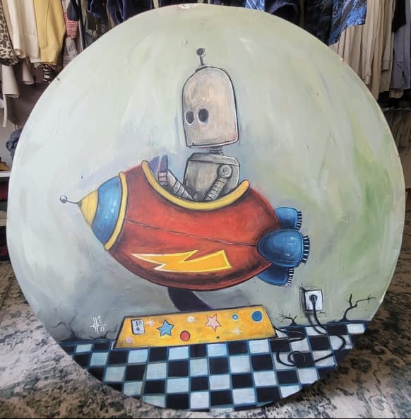 Photo 1 de l'œuvre "childhood robot#1" par KoffelBrei sur art24