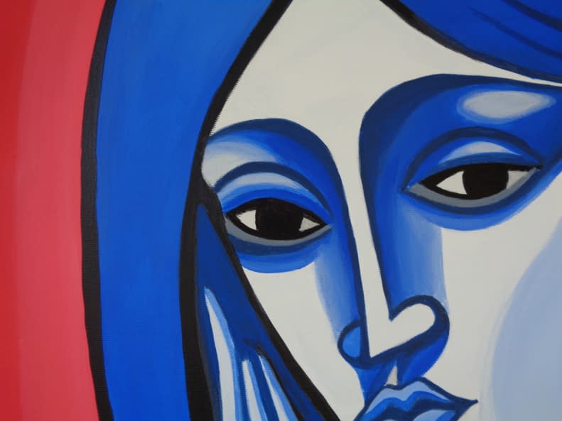 Image 1 of the artwork "Deep in thought" by Ellen Art on art24