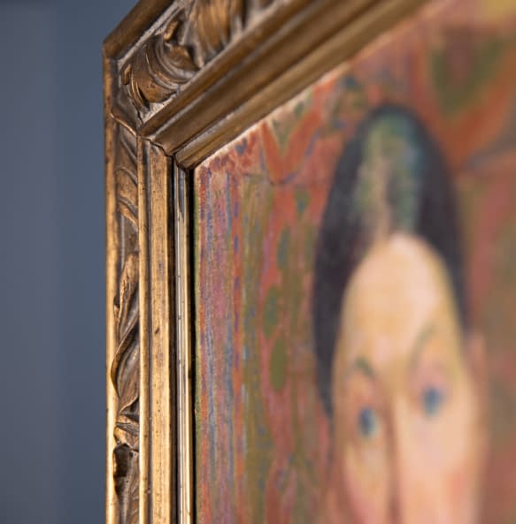 Foto 1 des Kunstwerks "Bildnis Emilie Amiet-Baer" von Cuno Amiet auf art24