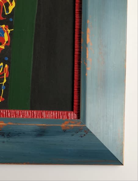 Image 1 of the artwork "Eine Figur mit Kalligarfie/Alak kalligráfiával" by István efZámbó on art24