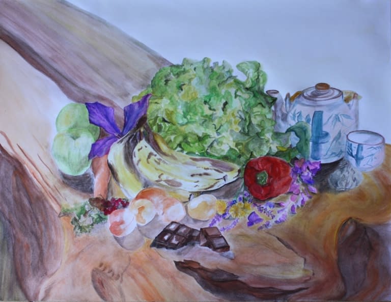 Photo 1 de l'œuvre "Obststillleben" par Aurore Bohnenblust-Grosboillot sur art24
