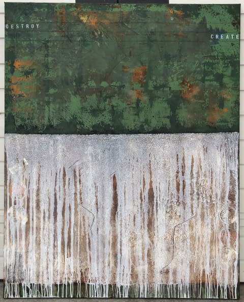 Foto 1 des Kunstwerks "Blühendes Schwemmland" von Dominik Schlumpf auf art24
