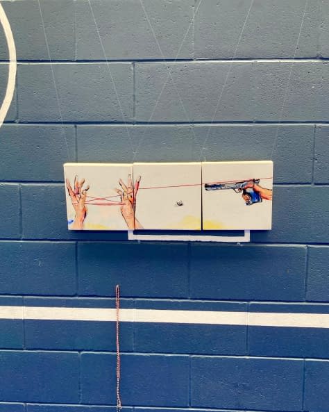 Image 1 of the artwork "Only game - triptych" by Katarina Babska Malikova on art24