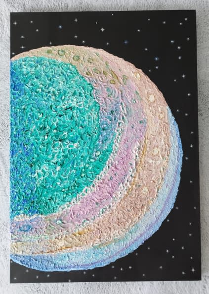 Photo 1 de l'œuvre "Jupiter" par Manal Mohammed El-Sawi Arts4mindsandhearts sur art24