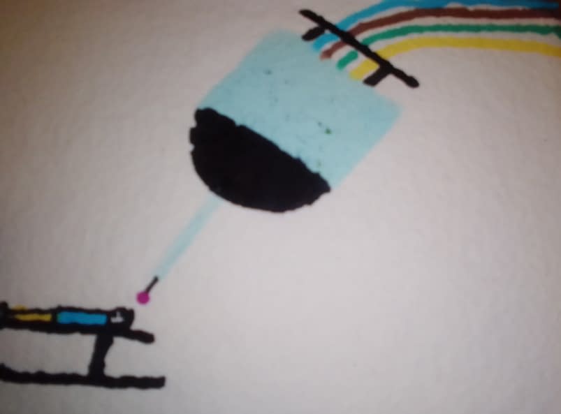 Image 1 of the artwork "Grusskarte  "... dann wird man umgewandelt, umprogrammiert, umformatiert!"" by Alexander E. on art24