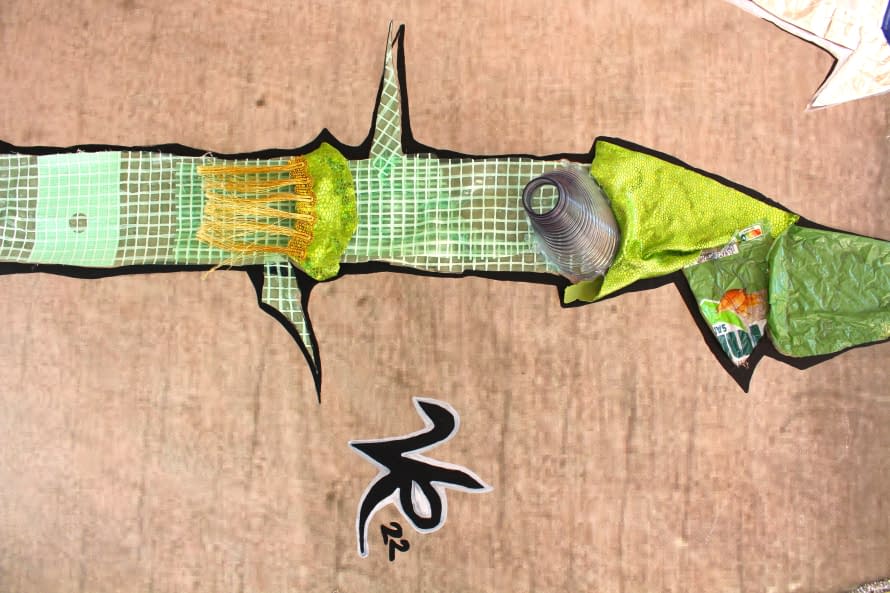 Image 1 of the artwork "Spektrum (Blickgewitter) (2022)" by Verena Kandler on art24