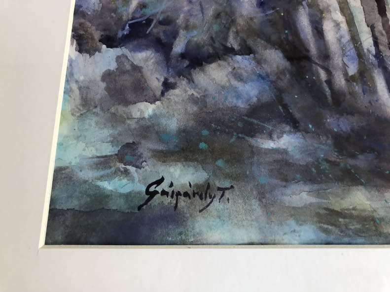 Image 1 of the artwork "Bánfalvi Udvar/Hof in Bánfalva" by Tibor Gáspárdy on art24