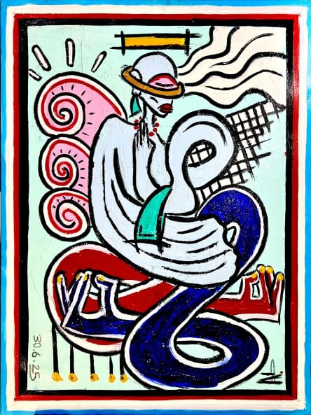 Foto 1 des Kunstwerks ""MYSTICAL RENAISSANCE" NR.100" von CAN OZAN CAGLI auf art24