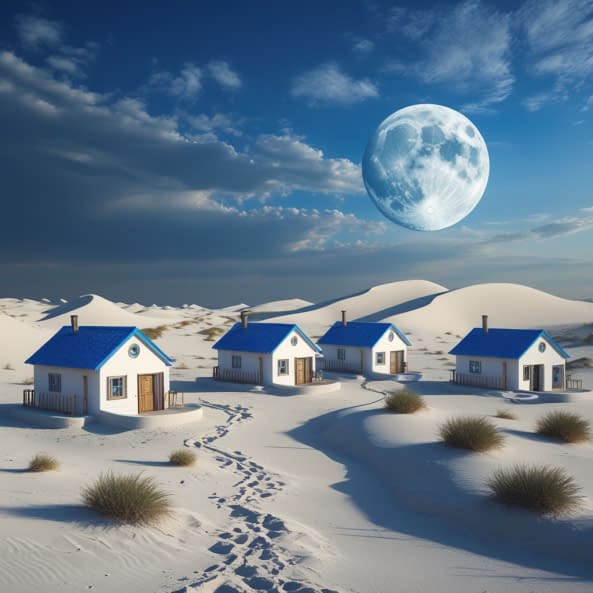 Image 1 of the artwork "HomeLand Hypnotic Dream Beach House" by Andrzej Jacek Fuk on art24