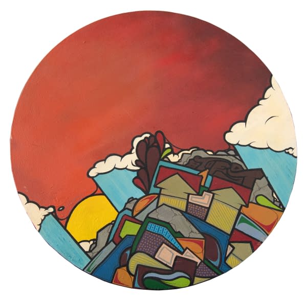 Foto 1 des Kunstwerks "Pioggia del rione" von ZE1 auf art24